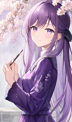 最初，她也不再转头